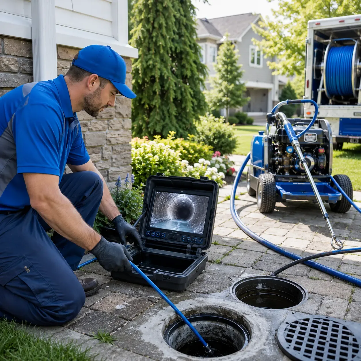 Outdoor drain cleaning professionals serving Orwell, VT
